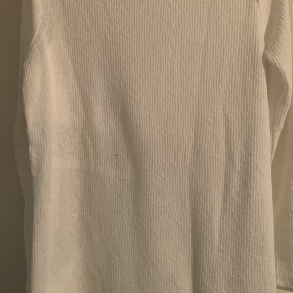 Style & Co. Lacy Top, Long Sleeve, Elevated Tee Style, Mixed Textiles, Feminine - Picture 8 of 8